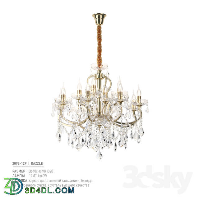 Favor 2092 12P Pendant light 3D Models