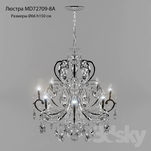 CHANDELIER MD72709 8A Pendant light 3D Models