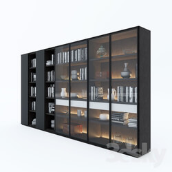 Wardrobe Display cabinets Bookshelf Poliform 04 