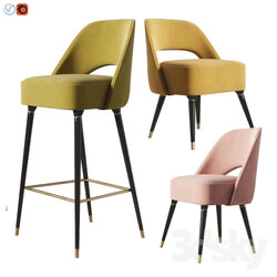 Essentialhome Collins Chair and Bar stool Set 