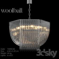 Novaresi Woolball 15000 60 Pendant light 3D Models 