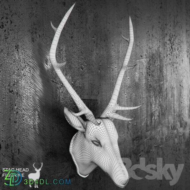 Other decorative objects Stag Head figurine