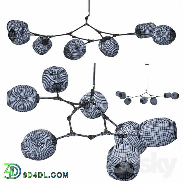 Chandelier Pendant light 3D Models