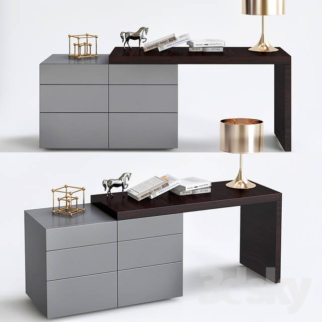 Sideboard Chest of drawer Valeo como con scrittoio