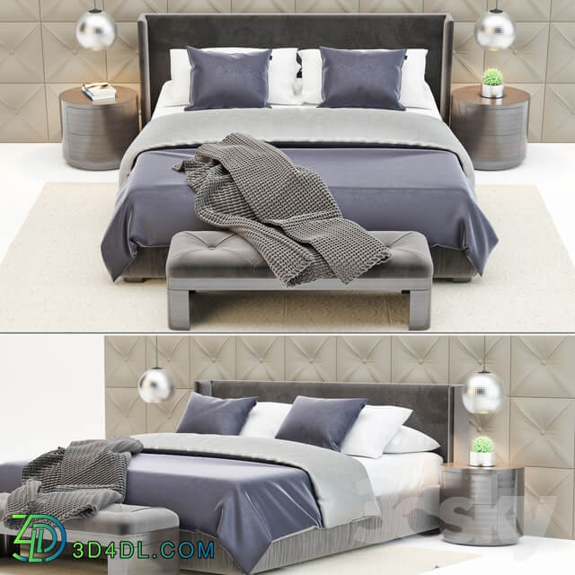 Bed TepeHome Bedroom Set