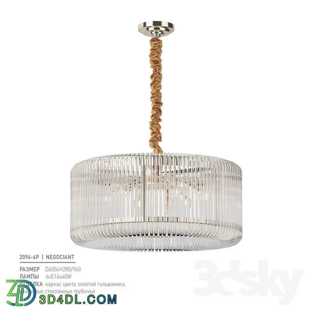 Favor 2094 6P Pendant light 3D Models