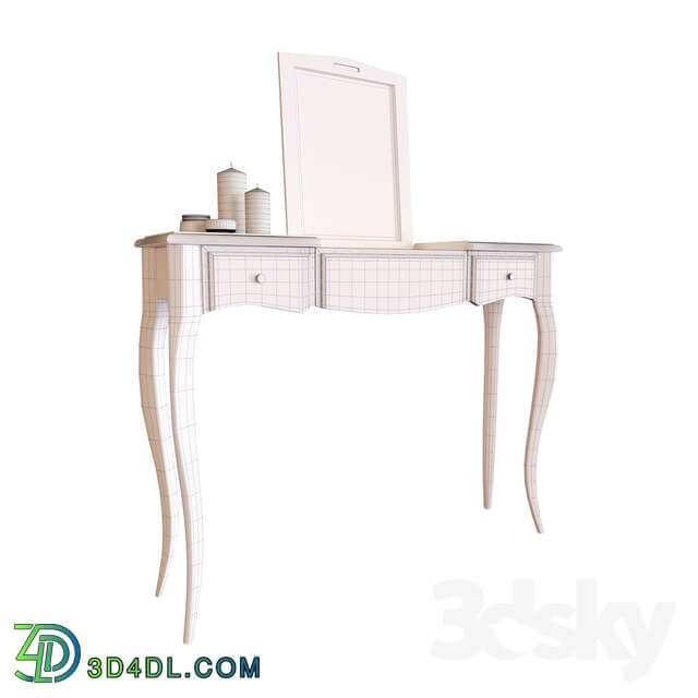Table Make up table with mirror ST9309 Leontina