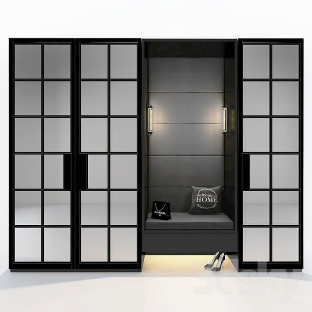 Wardrobe Display cabinets Composition in the hallway 6