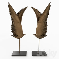 Wings sculpure decor 