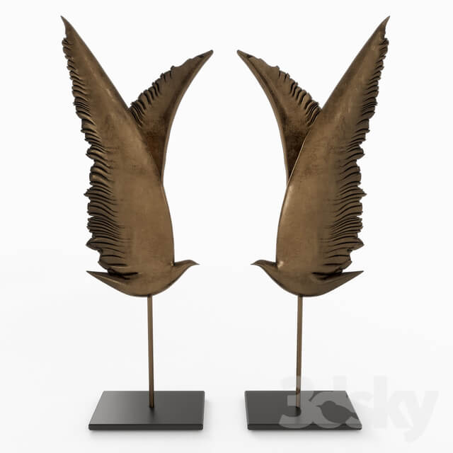 Wings sculpure decor