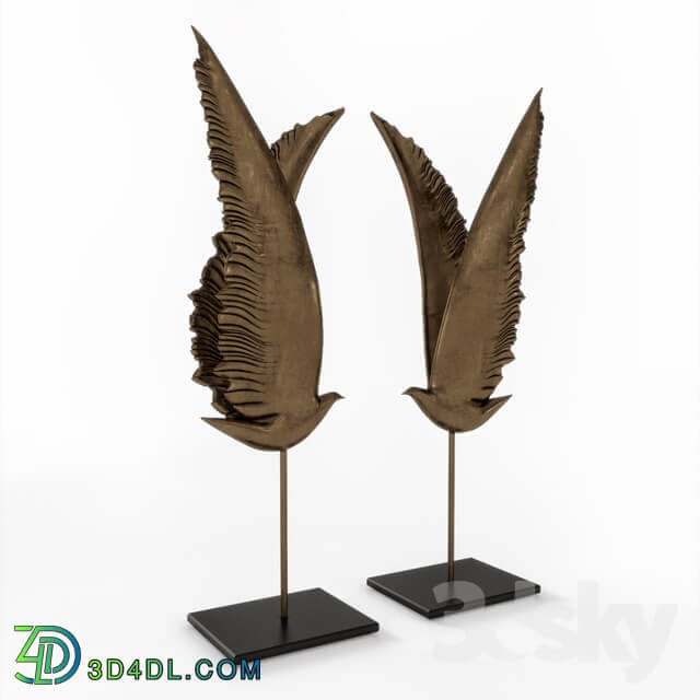 Wings sculpure decor