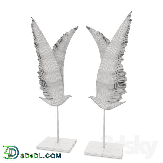 Wings sculpure decor