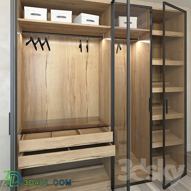 Wardrobe Display cabinets Rumplus cabinet with RPS system