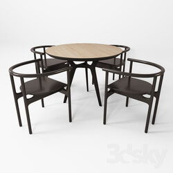 Table Chair Table and semi armchair UNIKA MOBLAR 