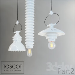 Toscot Battersea Part2 Pendant light 3D Models 