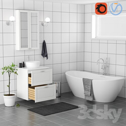Set of bathroom furniture IKEA 