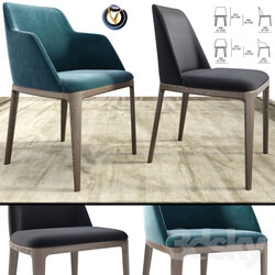 Poliform Grace Dining Chair Duo 