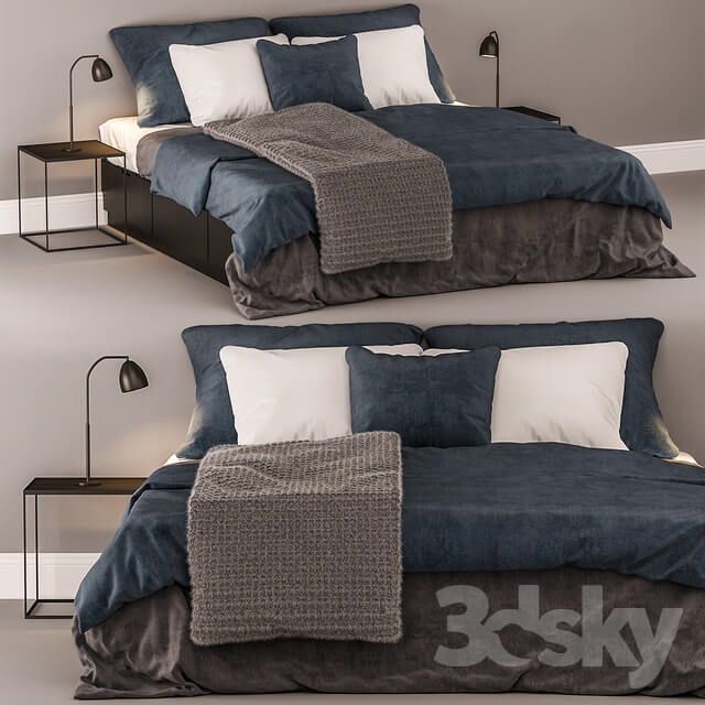 Bed ikea nordli bed double 2