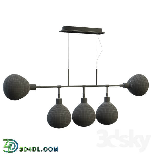 Suspended chandelier Maytoni Erich MOD221 PL 05 G