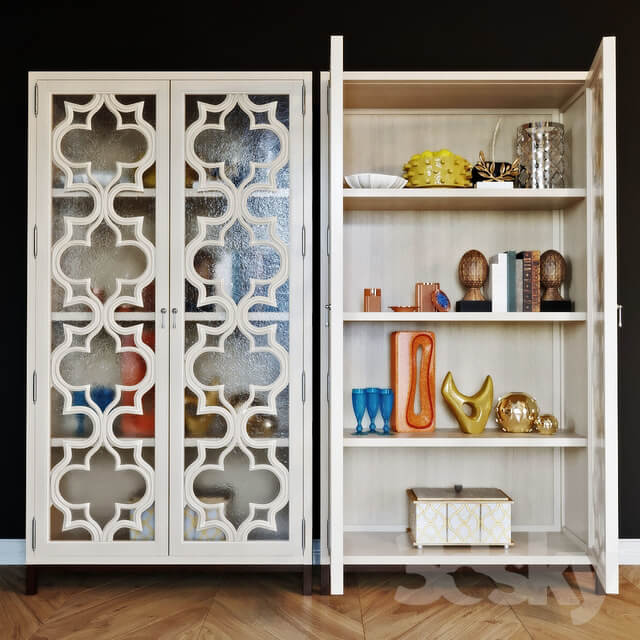 Wardrobe Display cabinets Showcase Universal Furniture Elan with decor