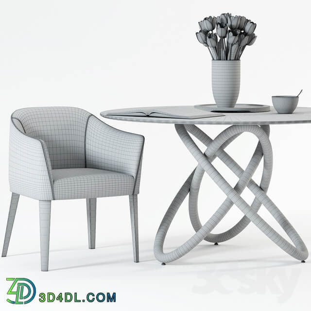 Table Chair Scandinavian Designs Oleander Dining Table Lank chair