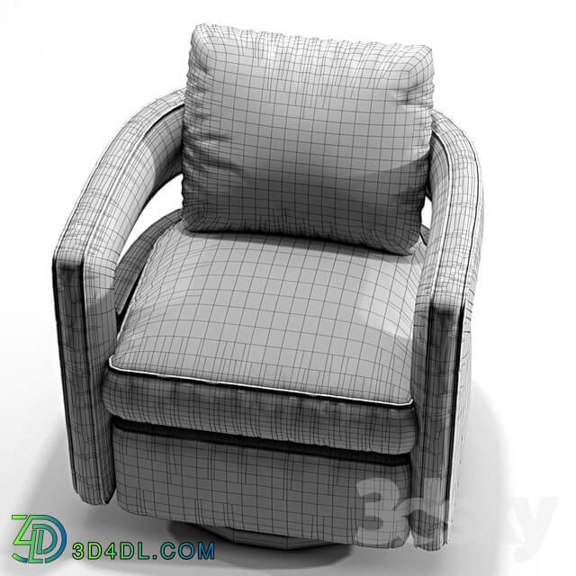 Kennedy Navy Swivel Chair