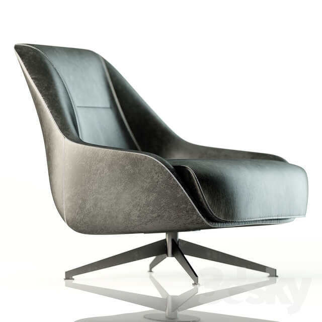 OKHA Nate Swivel Armchair