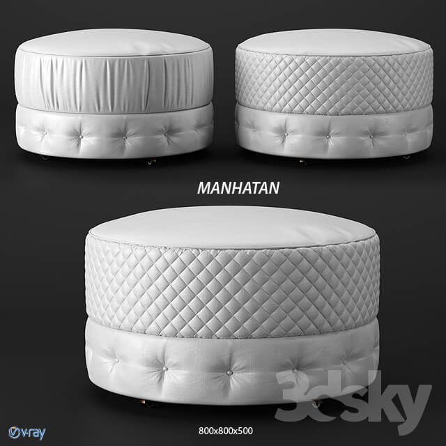 Estetica Manhattan pouf