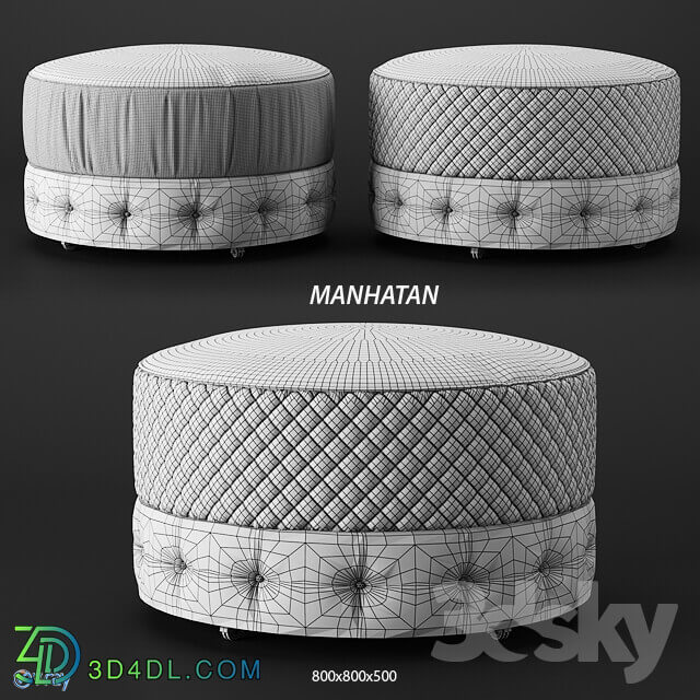 Estetica Manhattan pouf