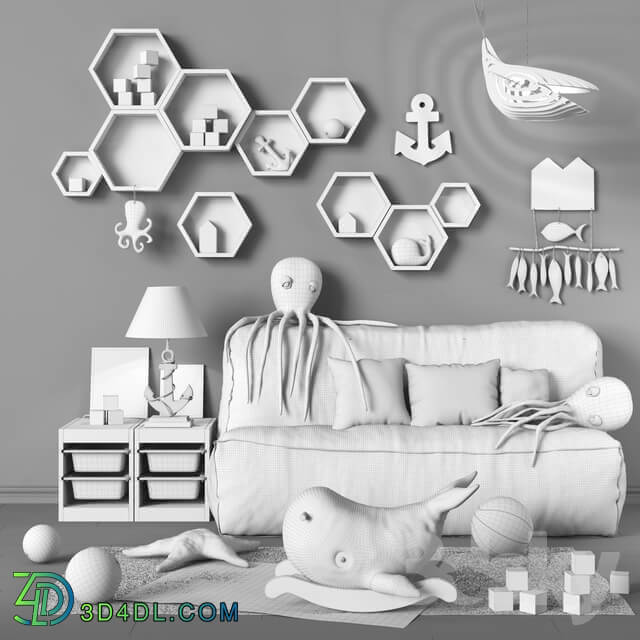 Miscellaneous Toys and furniture set 31