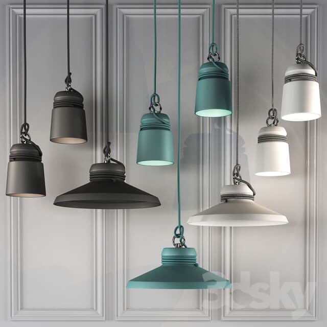 Patrick Hartoq CABLE LIGHT PENDANT SERIES 2 Pendant light 3D Models