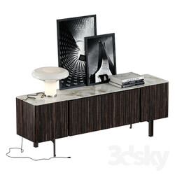 Sideboard Chest of drawer Minotti LOU Sideboards 2018 Set 