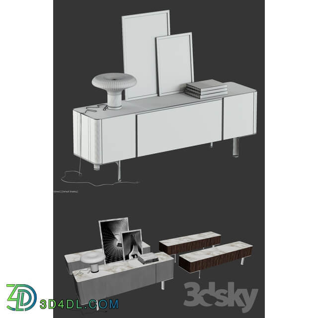 Sideboard Chest of drawer Minotti LOU Sideboards 2018 Set