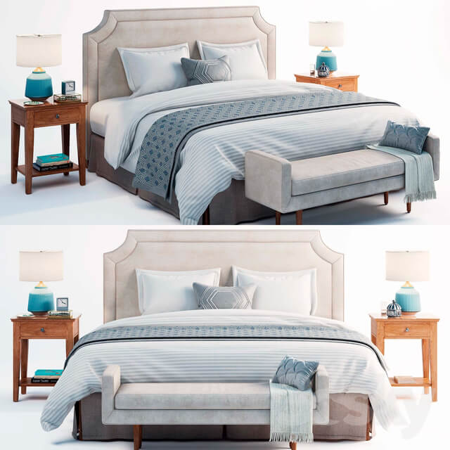 Bed potterybarn bed set