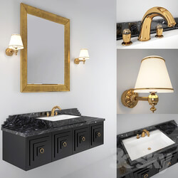 bathroom furniture Armadi Art Nero 