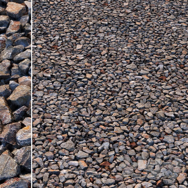 Stone Road gravel material