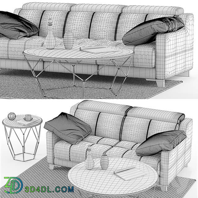 DVN Star Gino sofa set