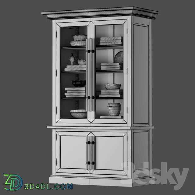 Wardrobe Display cabinets Buffet 61460929 BLK