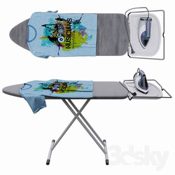 Miscellaneous iron and ironing board 