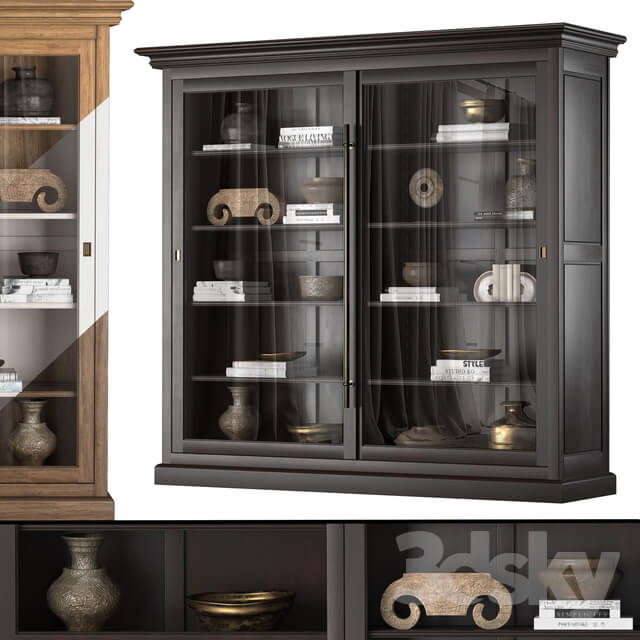 Wardrobe Display cabinets CABINET WITH SLIDING DOORS 61460863 BLK