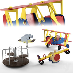 Baby equipment our yard 001 3D Models 