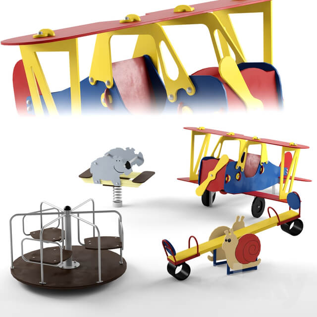 Baby equipment our yard 001 3D Models