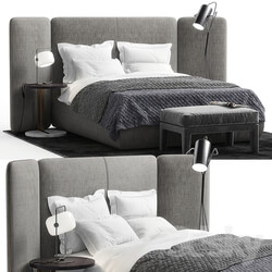 Bed Meridiani Tuyo bedroom set 