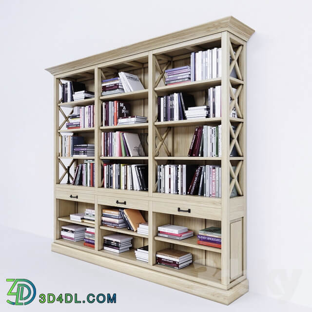 Wardrobe Display cabinets Showcase library Arizona 260 cm