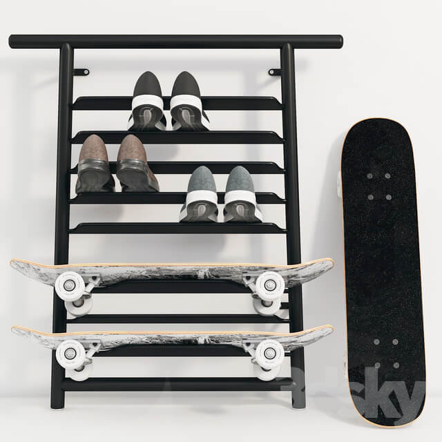 Other decorative objects SPANST Shelf for shoes skateboard IKEA 