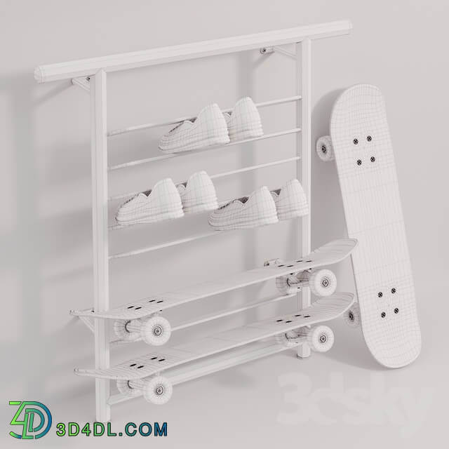 Other decorative objects SPANST Shelf for shoes skateboard IKEA 