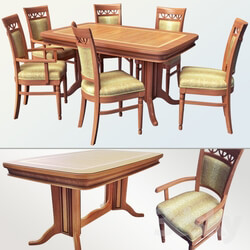 Table Chair AsHome Karina 