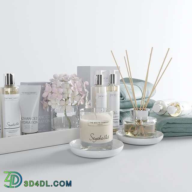 The white company bath set