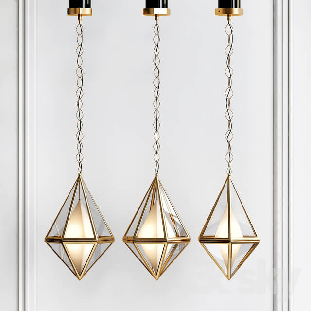 Baker Lens Chandelier