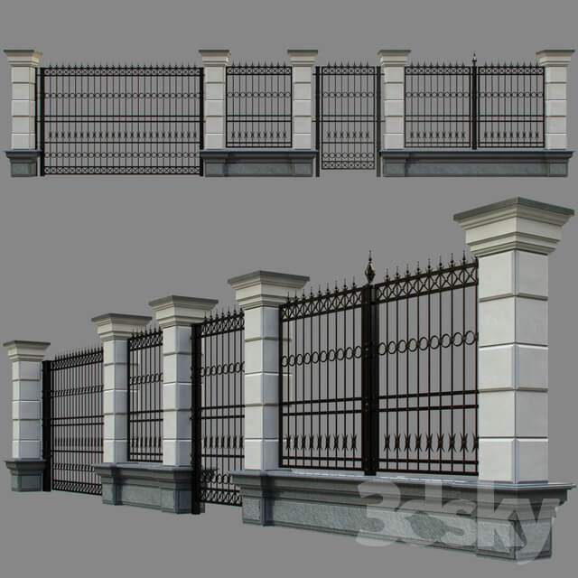 Other architectural elements Forged fence